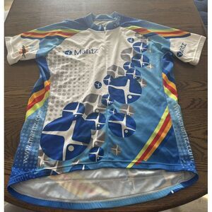 Unisex Peak 1 Cycling Jersey half zip with 3 pockets Multi color